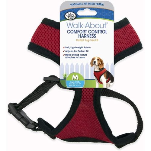 Four Paws Comfort Control Harness Red