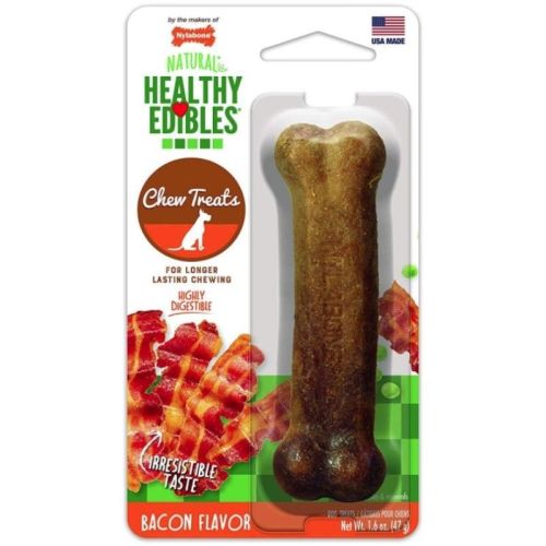 Nylabone Healthy Edibles Wholesome Dog Chews Bacon Flavor Nylabone Healthy Edibles Wholesome Dog Chews Bacon Flavor