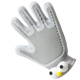 2 In 1 Pet Grooming Gloves For Dogs And Cats, Pet Fur Remover Gloves, Grooming Brush For Shedding, Massage, Hair Remover Mitt, Fur Cleaner For Couch, (Option: 1pcs)